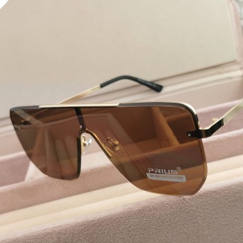 Okulary przeciwsłoneczne Prius brązowe oprawki 