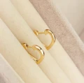 Kolczyki SERCA klasyczne pozłacane rose gold