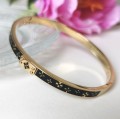 BRANSOLETKA BANGLE LV STAL CHIRURGICZNA BLUEBERRY