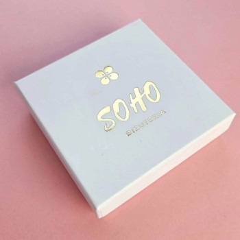 Pudełeczko prezentowe SOHO BIŻUTERIA duże białe 