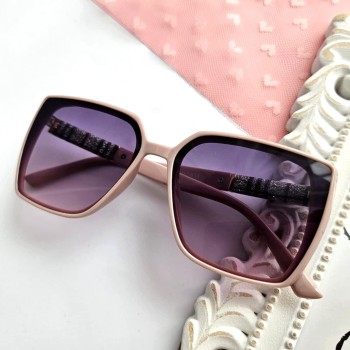 Okulary przeciwsłoneczne DAMSKIE z filtrem UV400 różowe oprawki 