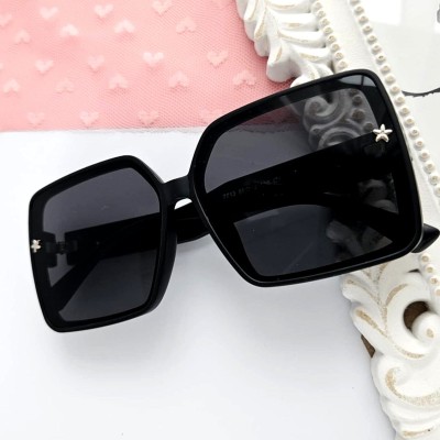 Okulary przeciwsłoneczne DAMSKIE z filtrem UV400 czarne oprawki   