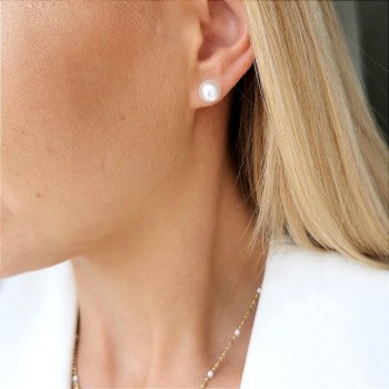 Kolczyki PERŁY klasyczne 