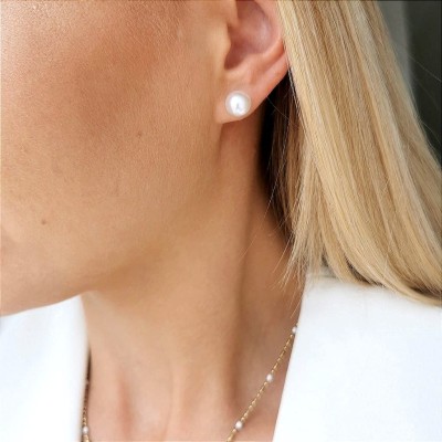 Kolczyki PERŁY klasyczne 