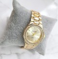 Zegarek damski ekskluzywny ZŁOTY  na bransolecie  złota tarcza