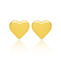 Kolczyki serca dmuchane ze STALI CHIRURGICZNEJ złote