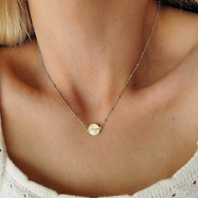 Naszyjnik mama kuleczki STAL CHIRURGICZNA  