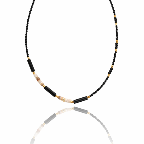 Bransoletka  zlote serduszko czerwone koraliki POZŁACANA STAL