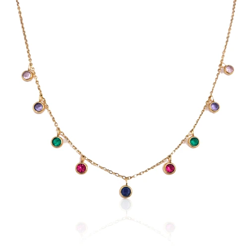 Naszyjnik z kryształami