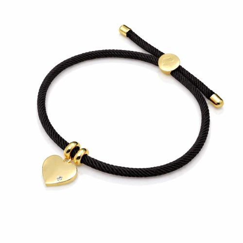 bransoletla serce sznurek