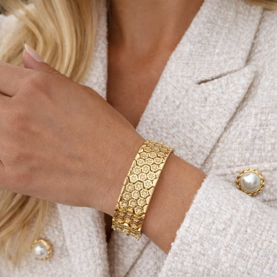 Bransoletka Premium z kryształami STAL SZLACHETNA  