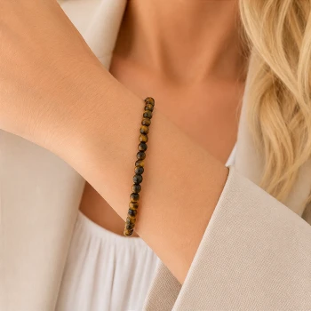  Bransoletka z kamieniami tygrysie oko
