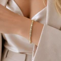 Bransoletka elegancka z cyrkoniami