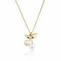 Naszyjnik Pearl cherry ze STALI CHIRURGICZNEJ