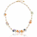 Naszyjnik Pearl shine STAL POZŁACANA