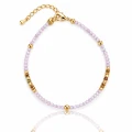 Bransoletka z ametystami Lilac mist POZŁACANA