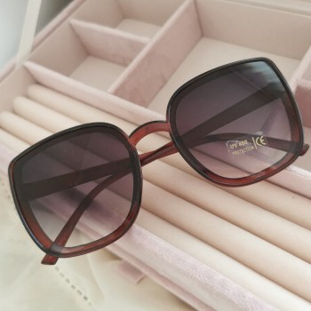 Okulary przeciwsłoneczne Klasyczne brązowe oprawki  2