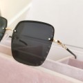 Okulary przeciwsłoneczne damskie czarne ozdobne oprawki