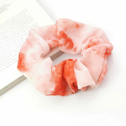 Gumka do włosów scrunchie Kokardka ozdobna frotka owijka ozdobna