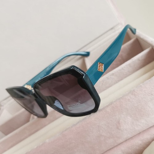 Okulary przeciwsłoneczne Prius damskie oprawki butelkowa zieleń